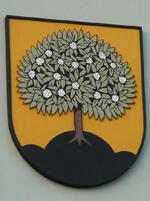 Malba obecního znaku Nasavrky - detail